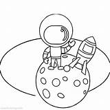 Astronaut Chibi Xcolorings sketch template
