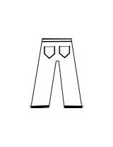 Pants Clker Clip Small sketch template