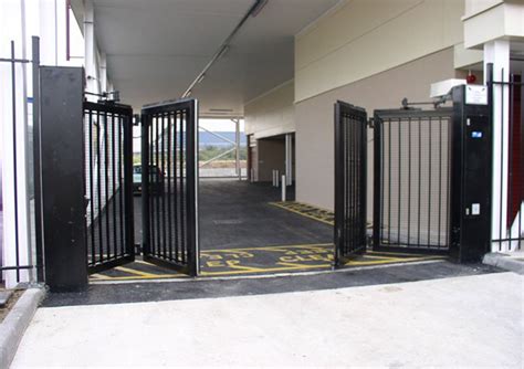 bi folding gates perfect  small areas safeyard security