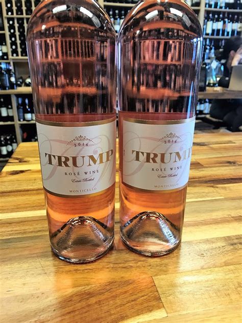 New Release Trump Winery Rose 2 Bottles Bottle Wine Bottle Buy