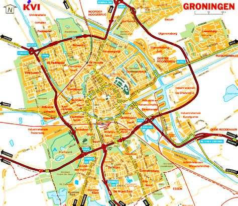 kaart groningen stad kaart