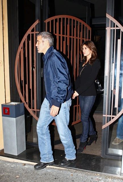 george clooney with elisabetta canalis as italian tabloids