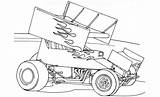 Sprint Speedway sketch template