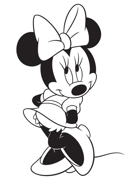 minnie mouse coloring pages invitation design blog
