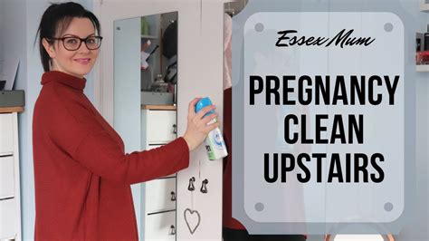 clean with me an essex mums upstairs clean pregnancy edition youtube