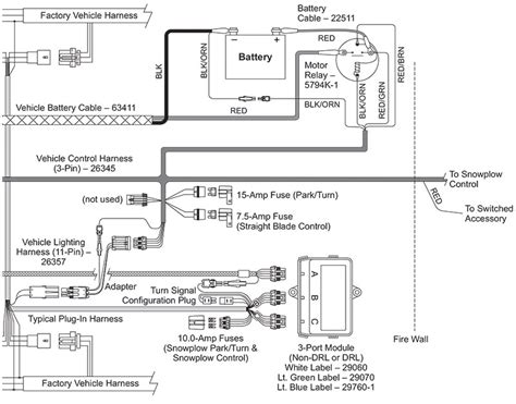fisher snow plow wiring diagram wiring digital  schematic