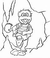 Fraggle Coloring Rock Book Template sketch template