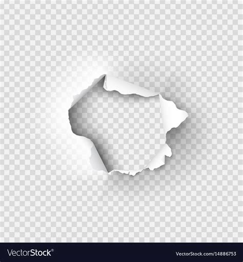 holes torn  paper  transparent royalty  vector image