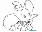 Dumbo Coloring Pages Disneyclips sketch template