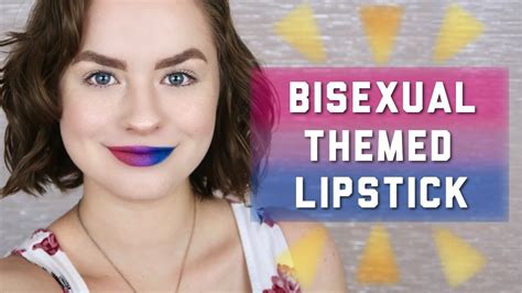 Bisexual Themed Lipstick For Pride Mini Tutorial Youtube