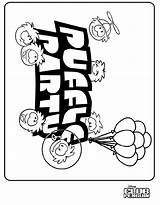 Coloring Pages Puffles Puffle Library Clipart sketch template