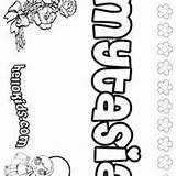 Coloring Pages Morgan Hellokids Macey Name sketch template