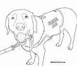 Dog Coloring Service Pages Dogs Working Search Fbi Rescue Color Crucial Getcolorings Tracing Printable Getdrawings Canines sketch template