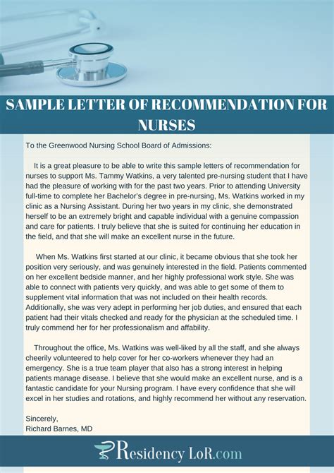 writing  nursing letter  recommendation invitation template ideas