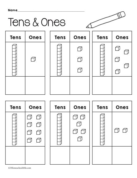 tens   place  worksheets     classroom  xxx