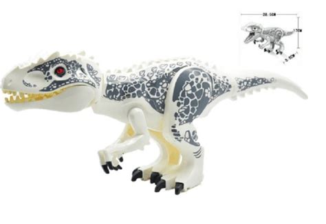 lego compatible jurassic world indominus rex big figure