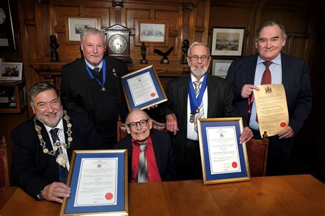 scarborough councillors celebrate honorary alderman status