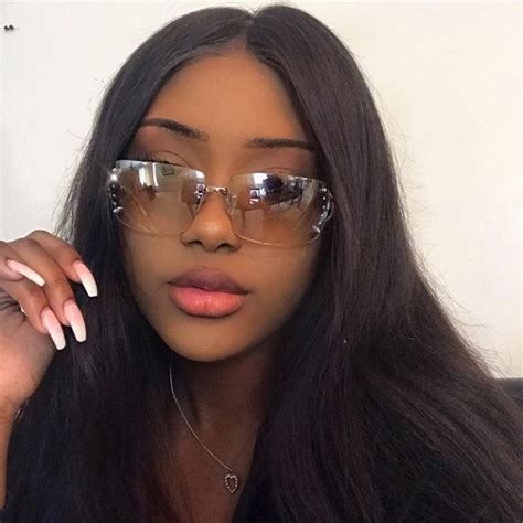 Girly — Like If You Save In 2020 Glasses Fashion Pretty Black Girls