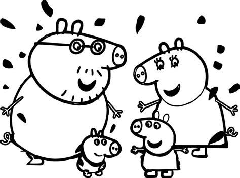 peppa pig video  coloring page wecoloringpagecom