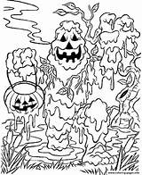 Coloring Pages Halloween Monster Spooky Scooby Doo Printable Color Scary Kids Print Getcolorings Book Getdrawings Really sketch template