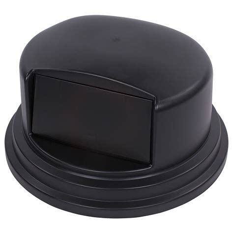 carlisle   dome trash  lid plastic black