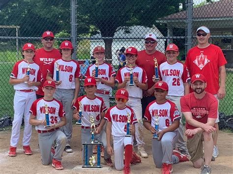 travel team wins cal ripken district  championship wilson youth baseball  softball