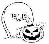 Tombstone Coloring Printable Pages sketch template