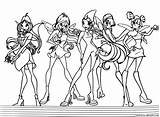 Winx Personnages Sirenix sketch template