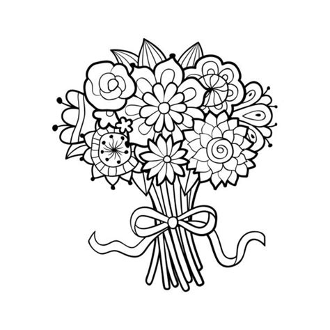 printable flower coloring pages parade