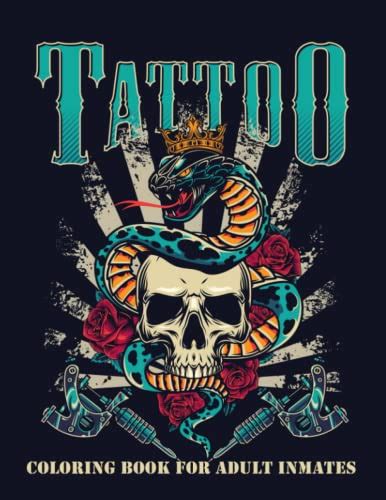 tattoo coloring book  adult inmates creative artwork designs