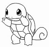 Pokemon Squirtle Coloring Pages Charmander Pikachu sketch template