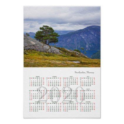 view  storfjorden norway calendar  poster zazzlecom calendar  custom posters