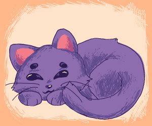 purple fox drawception