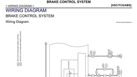 brake control system wiring diagram connector numbers wire color  pin numbers