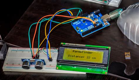 Arduino Ultrasonic Range Finder With I²c Lcd Display 6 Steps