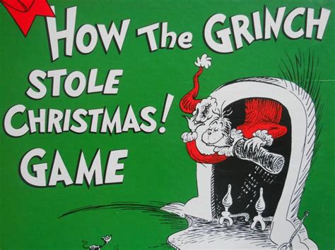 review dr seusss   grinch stole christmas game  board
