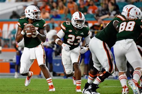 miami hurricanes news notes qbs continue  compete  spring
