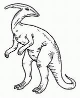 Coloringhome Parasaurolophus sketch template