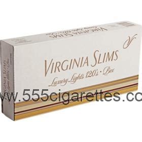 virginia slims superslims menthol gold pack cigarettes cigarettescom