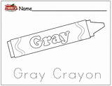 Coloring Pages Color Worksheets Crayons Preschool Crayon Green Gray Worksheet Printable Letter Alphabet Hunt Word Brown Worksheeto sketch template