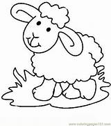Easter Coloring Printable Lambs Color Pages Sheep Kids Eid Mammals Online Para sketch template