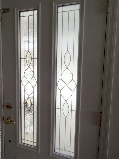 sidelight window  front door privacy