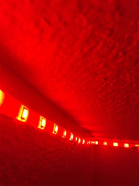 red led lights basically   room  red rred