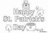 St Coloring Pages Patricks Happy Getcolorings Extraordinary sketch template