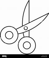 Scissors Schere Werkzeug sketch template