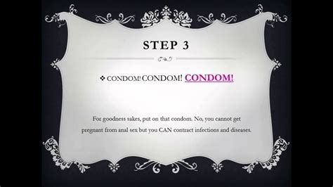 5 Steps To Safe Anal Sex Youtube