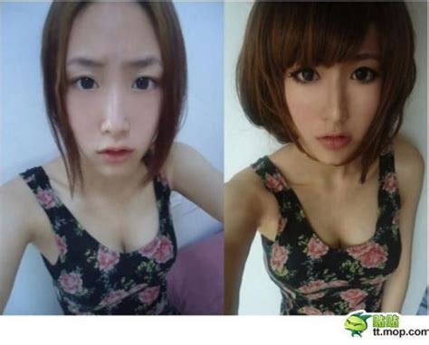 asian girls before and after the makeup 75 pics