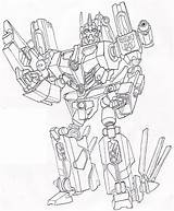 Transformers Magnus sketch template