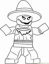 Lego Coloring Scarecrow Pages Coloringpages101 sketch template