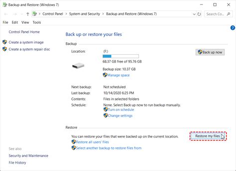 ways  restore files  windows     backup